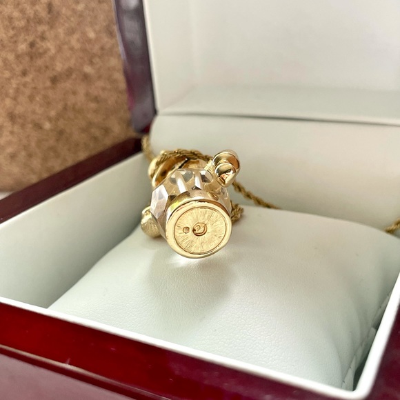 Swan Signed Swarovski Crystal Snowman Pendant Necklace - Picture 8 of 9